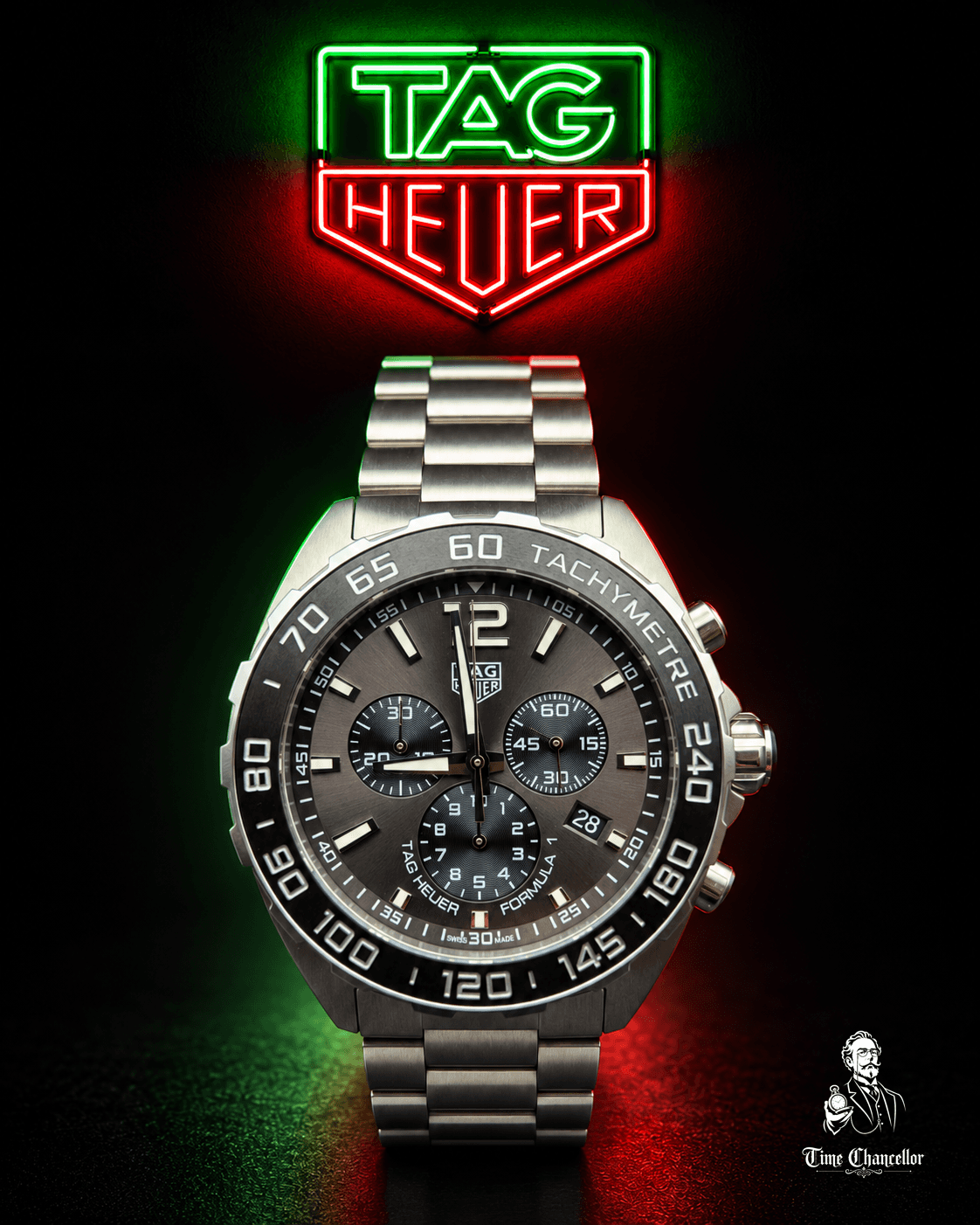 Tag heuer F1 Cronograph cinza